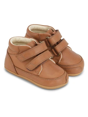 Bundgaard Skórzane buty "Prewalker II Strap" w kolorze jasnobrązowym do nauki chodzenia rozmiar: 23