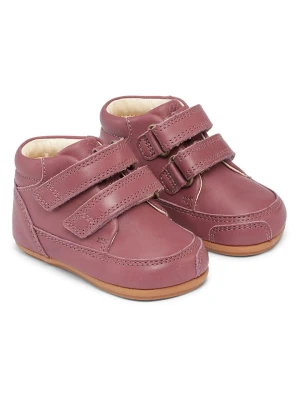 Bundgaard Skórzane buty "Prewalker II Strap" w kolorze jasnoróżowym do nauki chodzenia rozmiar: 19