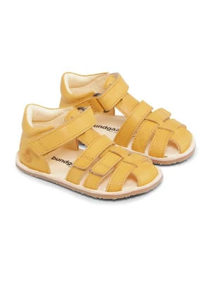 Bundgaard Skórzane półsandały "Sebastian II" w kolorze żółtym rozmiar: 24