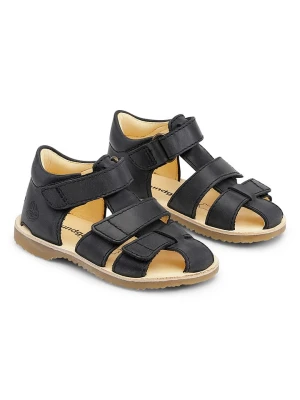 Bundgaard Skórzane półsandały "Shea" w kolorze czarnym rozmiar: 27