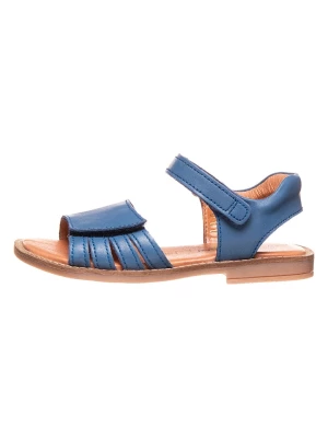 Bundgaard Skórzane sandały "Annike" w kolorze niebieskim rozmiar: 28
