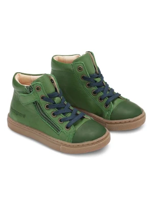 Bundgaard Skórzane sneakersy "Rie Lace" w kolorze zielonym rozmiar: 34