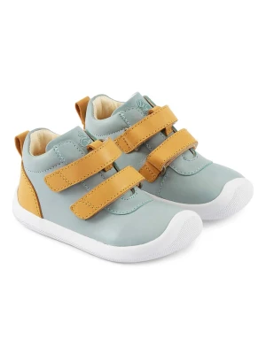 Bundgaard Skórzane sneakersy "The Walk Strap Sporty" w kolorze błękitnym rozmiar: 21