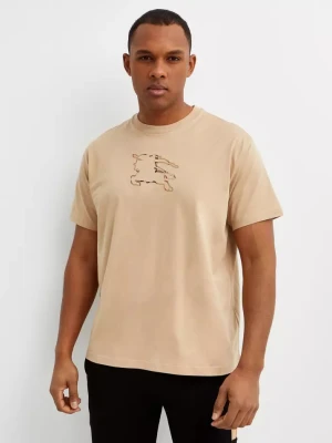 Burberry Bawełniany t-shirt z grafiką EKD