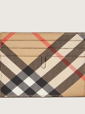 Burberry Etui na karty Sandon beżowy