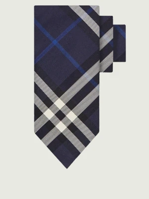 Burberry Jedwabny krawat M:Manston granatowy