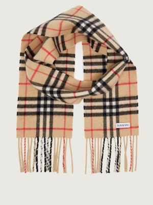 Burberry Kaszmirowy szal beżowy