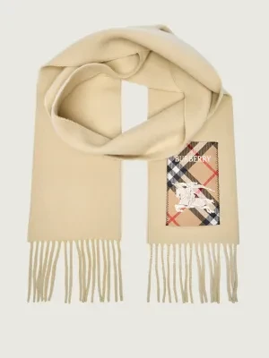 Burberry Kaszmirowy szal Check Label