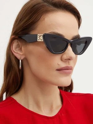 Burberry okulary przeciwsłoneczne damskie kolor czarny 0BE4421U