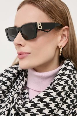 Burberry Okulary przeciwsłoneczne damskie kolor czarny