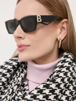 Burberry Okulary przeciwsłoneczne damskie kolor czarny