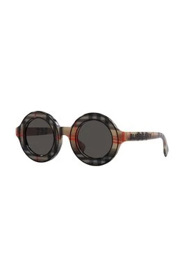 Burberry okulary przeciwsłoneczne dziecięce kolor beżowy 0JB4386