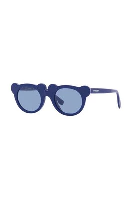 Burberry okulary przeciwsłoneczne dziecięce kolor niebieski 0JB4355