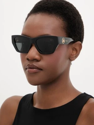 Burberry okulary przeciwsłoneczne kocie oczy damskie