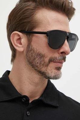 Burberry okulary przeciwsłoneczne męskie kolor czarny 0BE4417U