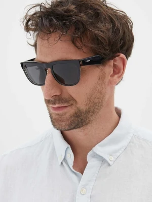 Burberry okulary przeciwsłoneczne męskie kolor czarny 0BE4431U