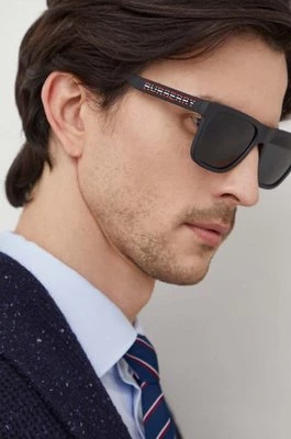 Burberry okulary przeciwsłoneczne męskie kolor szary 0BE4402U