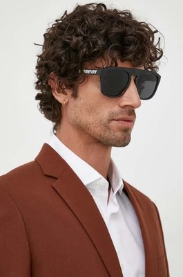 Burberry okulary przeciwsłoneczne WREN męskie kolor czarny 0BE4396U