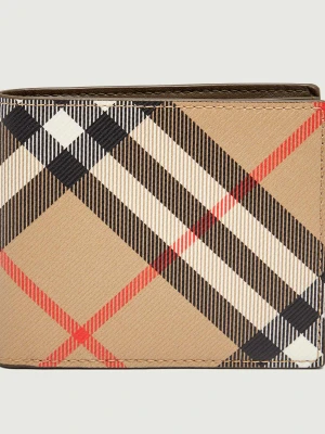 Burberry Portfel | z dodatkiem skóry beżowy
