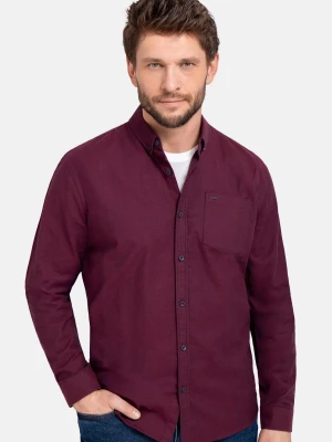 Burgundowa koszula, Regular Fit, K-BRIZO Volcano