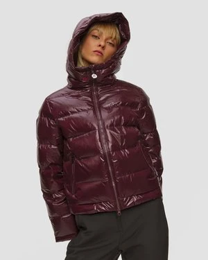 Burgundowa Kurtka Narciarska Damska Perfect Moment Polar Flare Ski Jacket Iii