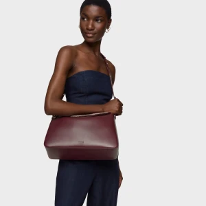 Burgundowa Torebka Na Ramię Tous City - Tous