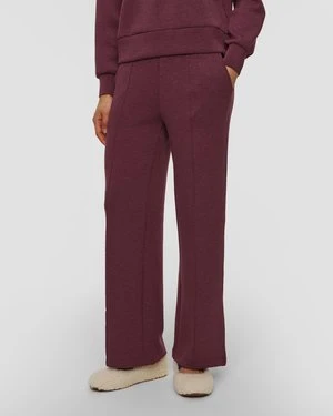 Burgundowe Spodnie Dresowe Damskie Varley The Wide Leg Pant 30