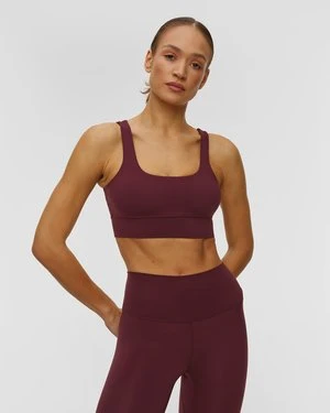 Burgundowy Top Sportowy Damski Varley Freesoft Cori Bra