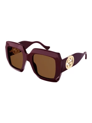 Burgundy/Brown Sunglasses Gucci