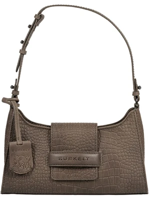 Burkely Skórzana torebka "Casual Carly" w kolorze szarym - 24 x 13 x 6 cm rozmiar: onesize