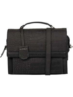 Burkely Skórzana torebka "Casual Cayla" w kolorze czarnym - 25 x 19 x 11 cm rozmiar: onesize
