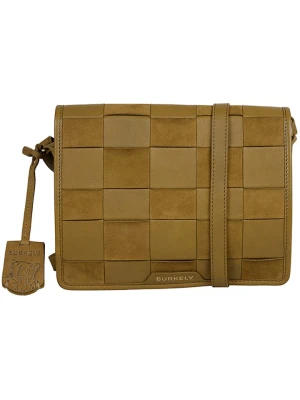 Burkely Skórzana torebka "Even Elin" w kolorze khaki - 24 x 18 x 6 cm rozmiar: onesize