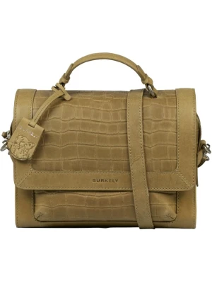 Burkely Skórzana torebka "Icon Ivy" w kolorze khaki - 19,5 x 25 x 11 cm rozmiar: onesize
