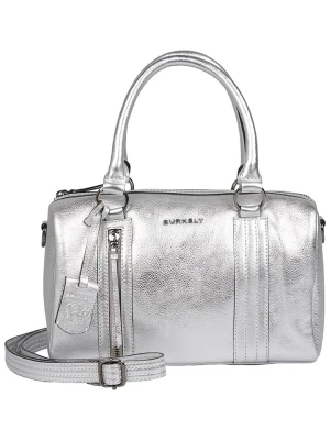 Burkely Skórzana torebka "Rock Ruby" w kolorze srebrnym - 28 x 17 x 12 cm rozmiar: onesize