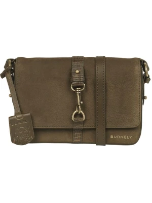 Burkely Skórzana torebka "Soul Sem" w kolorze khaki - 21 x 13,5 x 4 cm rozmiar: onesize