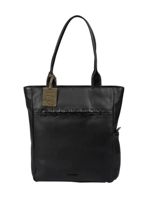 Burkely Skórzana torebka w kolorze czarnym - 33 x 37 x 10 cm rozmiar: onesize