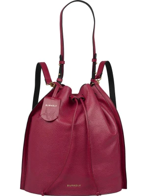 Burkely Skórzana torebka w kolorze jagodowym - 33 x 34 x 18 cm rozmiar: onesize