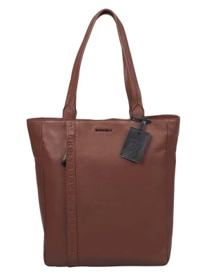Burkely Skórzana torebka w kolorze jasnobrązowym - 32 x 38 x 10 cm rozmiar: onesize
