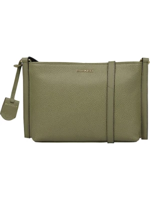 Burkely Skórzana torebka w kolorze khaki - 33 x 29 x 6 cm rozmiar: onesize