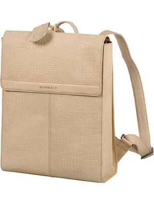 Burkely Skórzany plecak "Casual Carly" w kolorze beżowym - 33 x 38 x 12 cm rozmiar: onesize