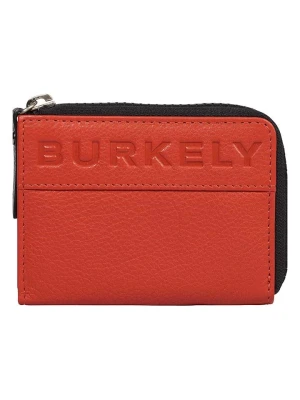 Burkely Skórzany portfel w kolorze czerwonym - 11 x 8 x 1 cm rozmiar: onesize