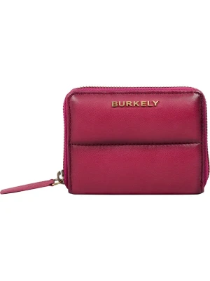 Burkely Skórzany portfel w kolorze różowym - 12 x 10 x 3 cm rozmiar: onesize