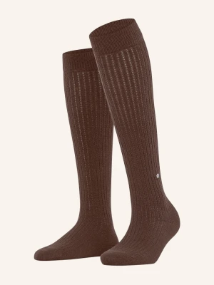 Burlington Podkolanówki Loom braun 5250 HAZELNUT