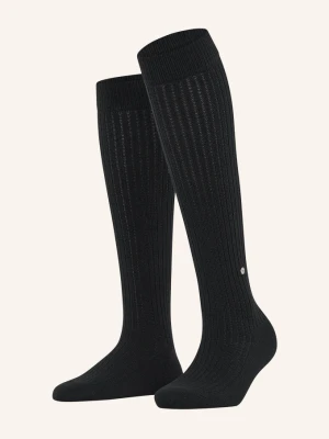 Burlington Podkolanówki Loom schwarz 3000 BLACK