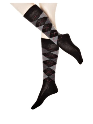 Burlington Podkolanówki Whitby schwarz