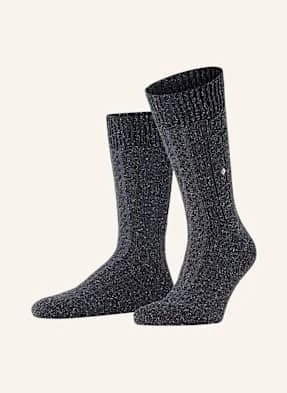 Burlington Skarpety Twist Of Tweed grau
