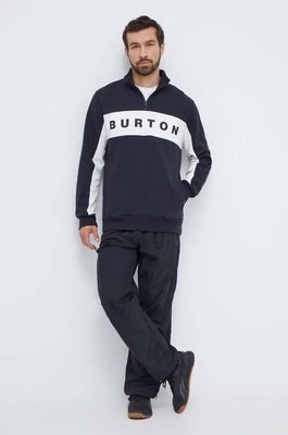 Burton bluza męska kolor czarny wzorzysta