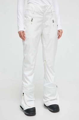 Burton spodnie Marcy High Rise kolor biały