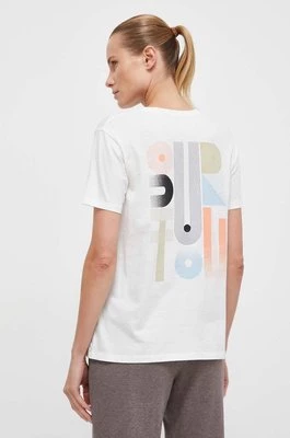 Burton t-shirt bawełniany damski kolor biały