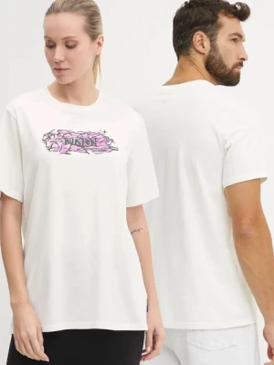 Burton t-shirt bawełniany kolor biały z nadrukiem 243421